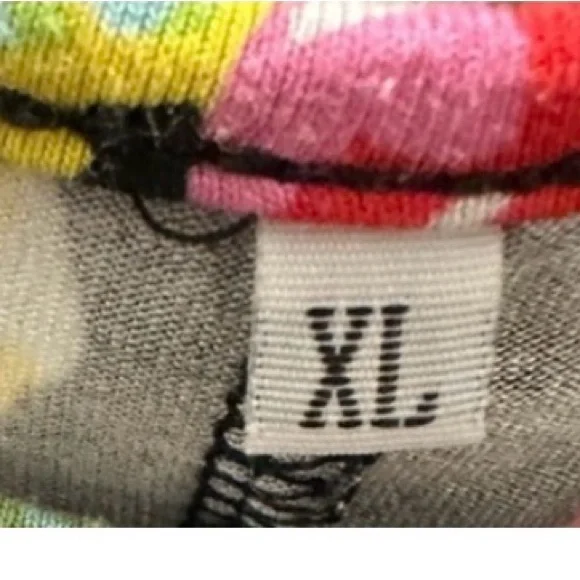 Floral Black Peek~a~Boo shoulder Dress, XL - Picture 2 of 2